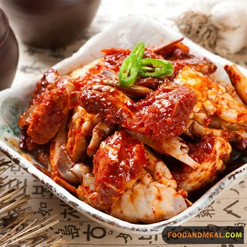 Dive Deep Into The Spicy Raw Blue Crabs Korean Recipe Journey! 1 Spicy Raw Blue Crabs