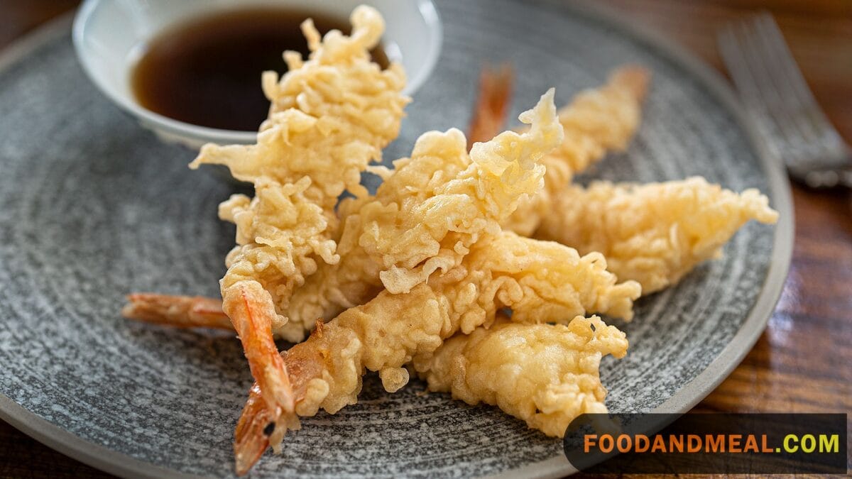 From batter to brilliance: The making of the ideal tempura shrimp.