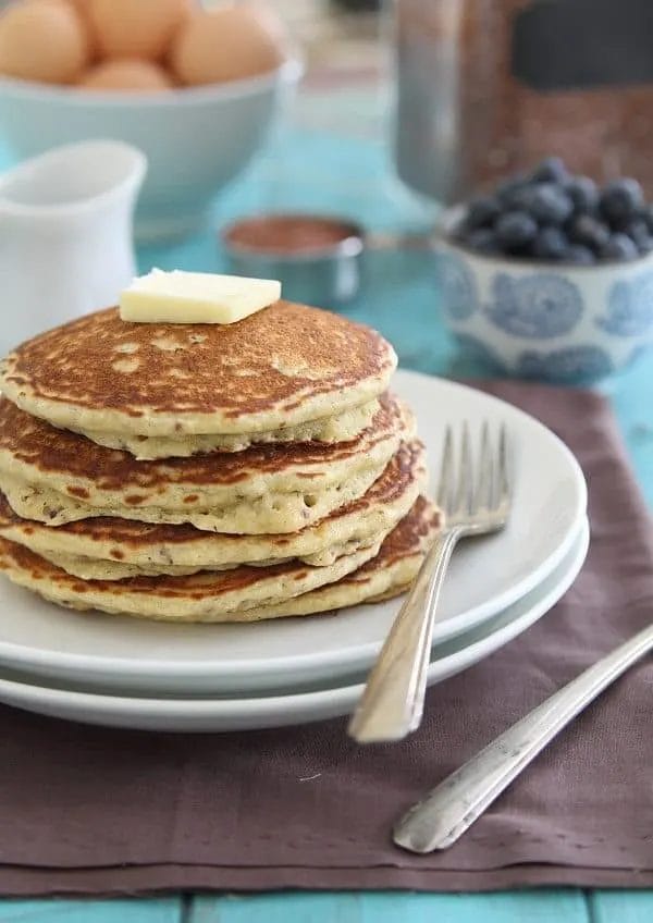 Quinoa Pancakes - Meyer Lemon Quinoa Pancakes