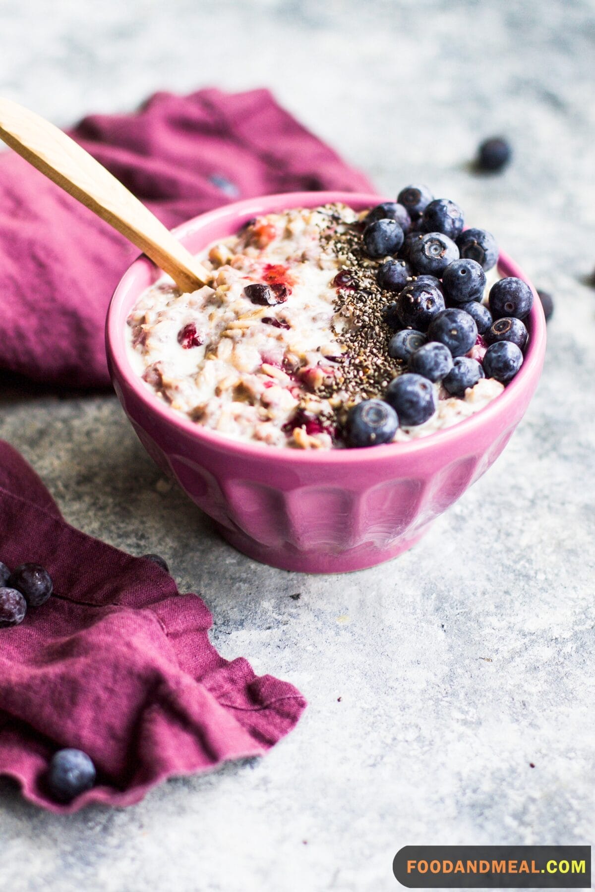 Blueberries Vanilla Oats