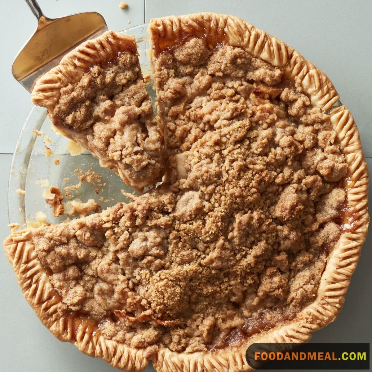  Apple Crumble Pie 