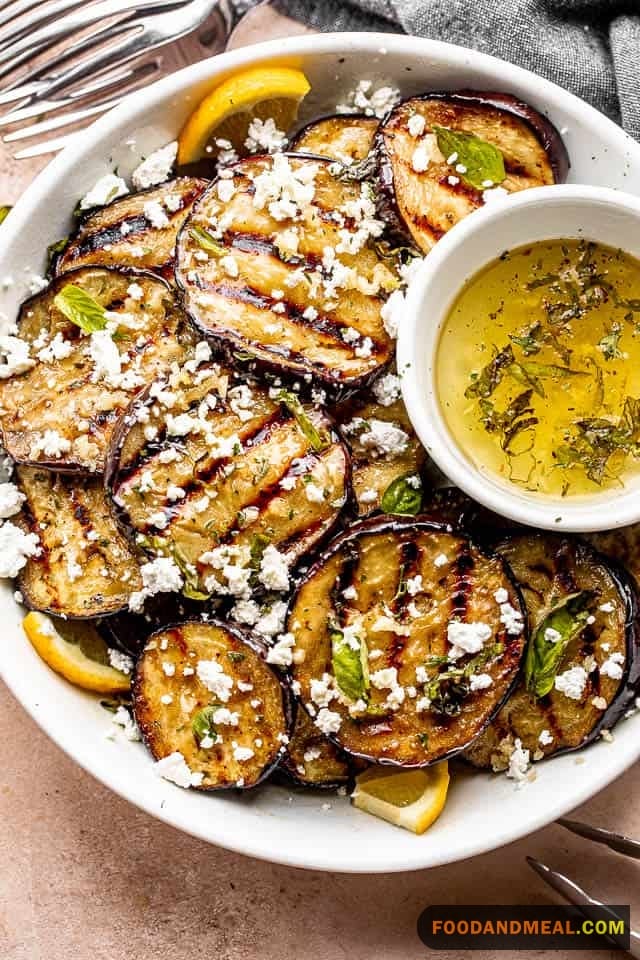 Garlic Eggplant Slices