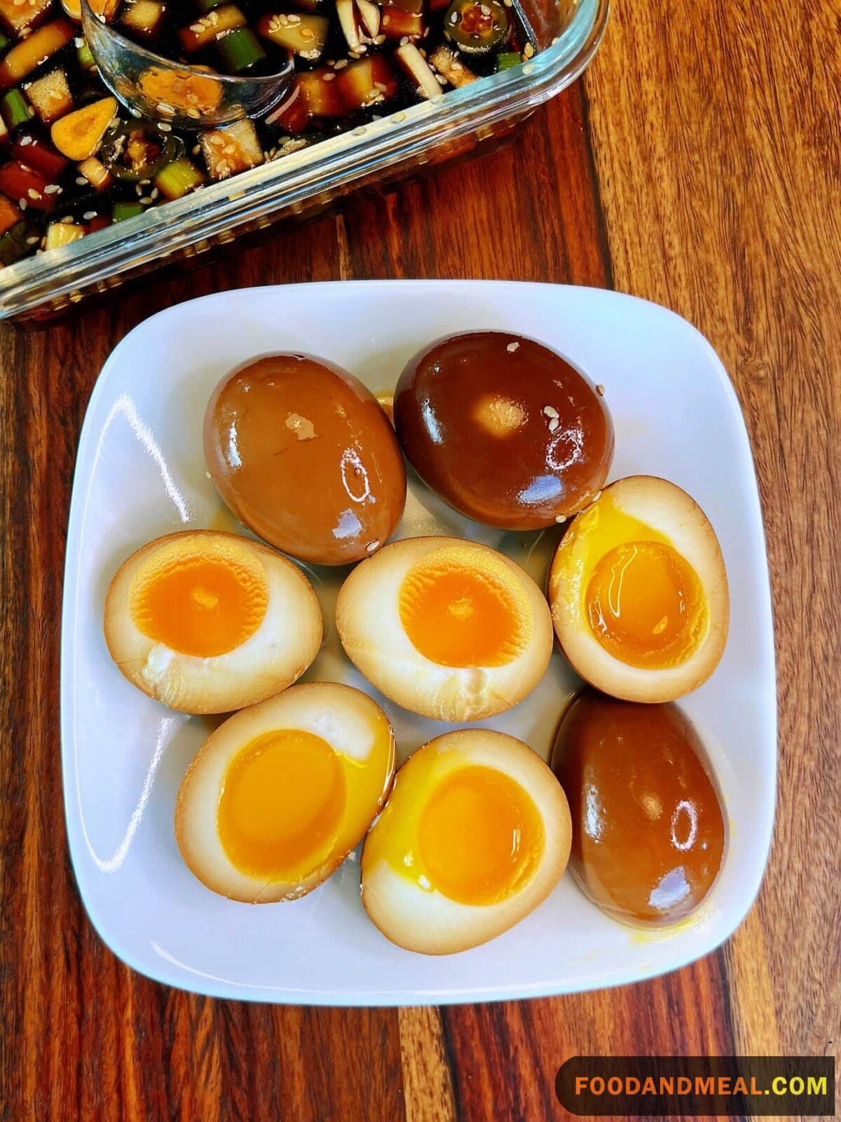 Marinated Runny Yolk Eggs