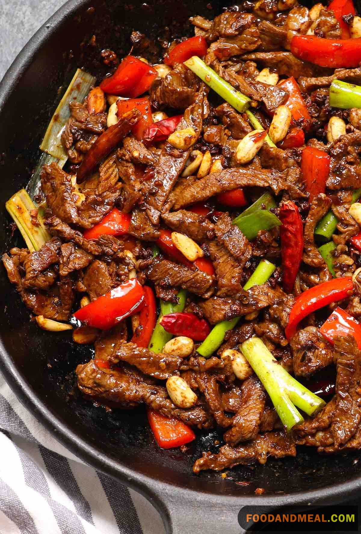 Szechuan Style Beef.