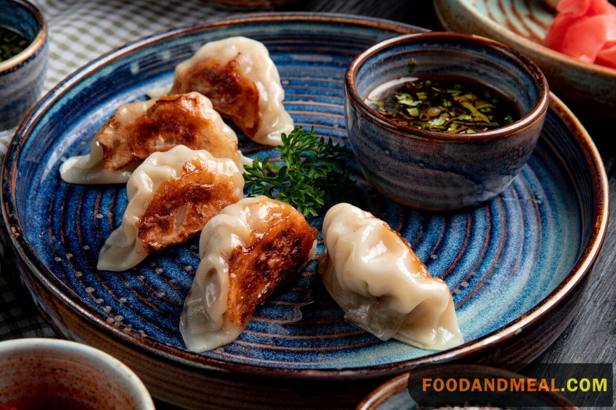 How To Make Gyoza - Japanese Style Dumplings Recipes 5 Gyoza