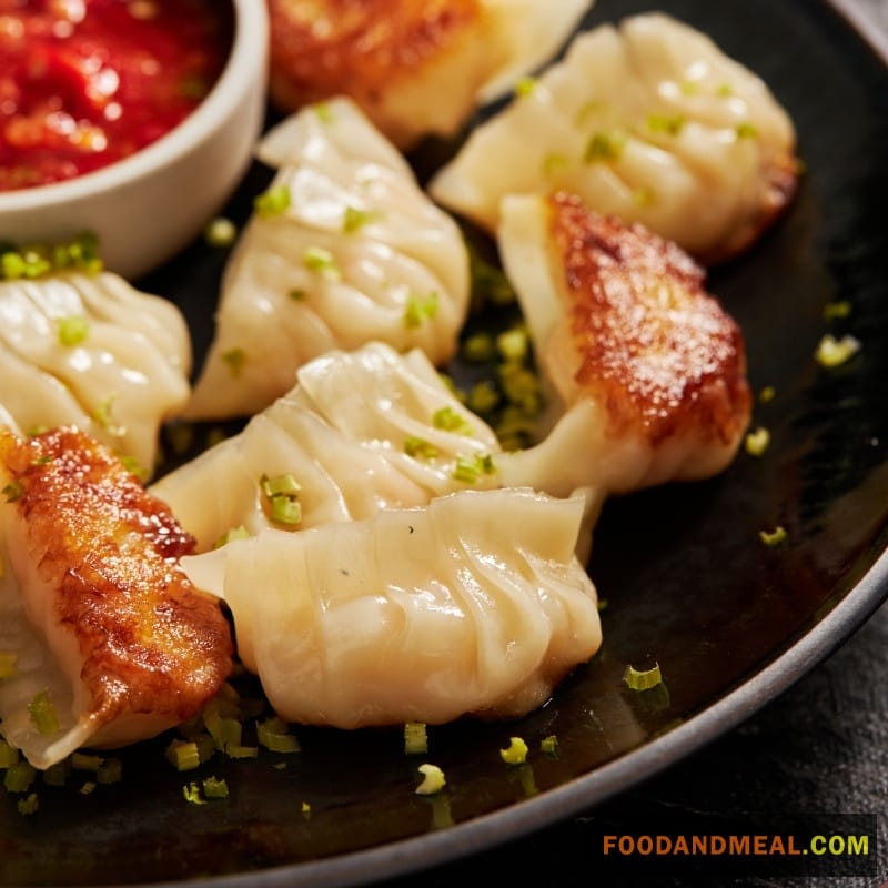 How To Make Gyoza - Japanese Style Dumplings Recipes 6 Gyoza