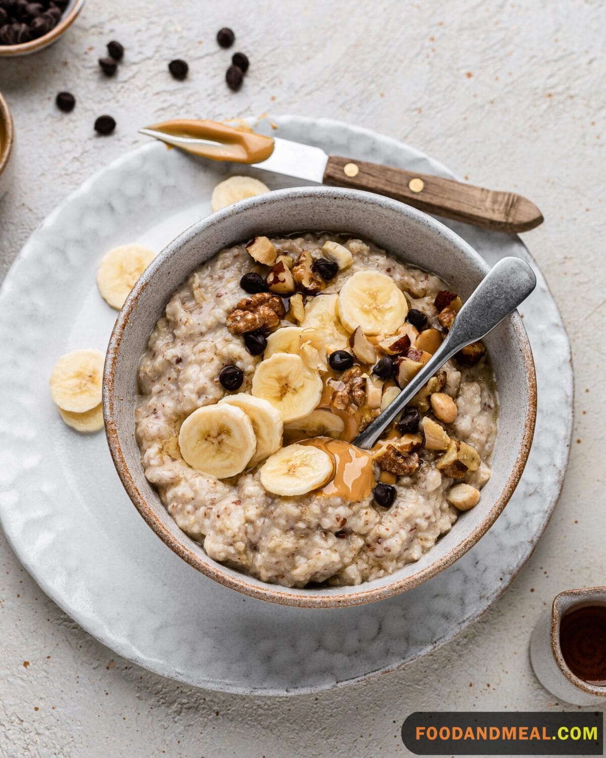  Banana And Walnuts Oats 