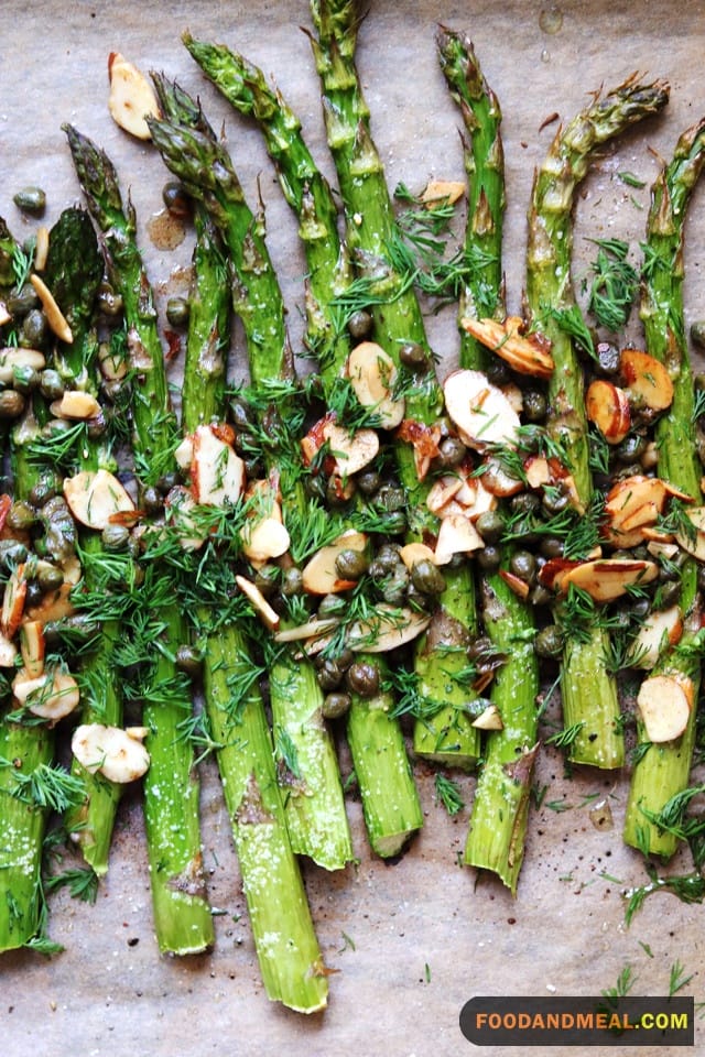 Asparagus and Almond Salad 