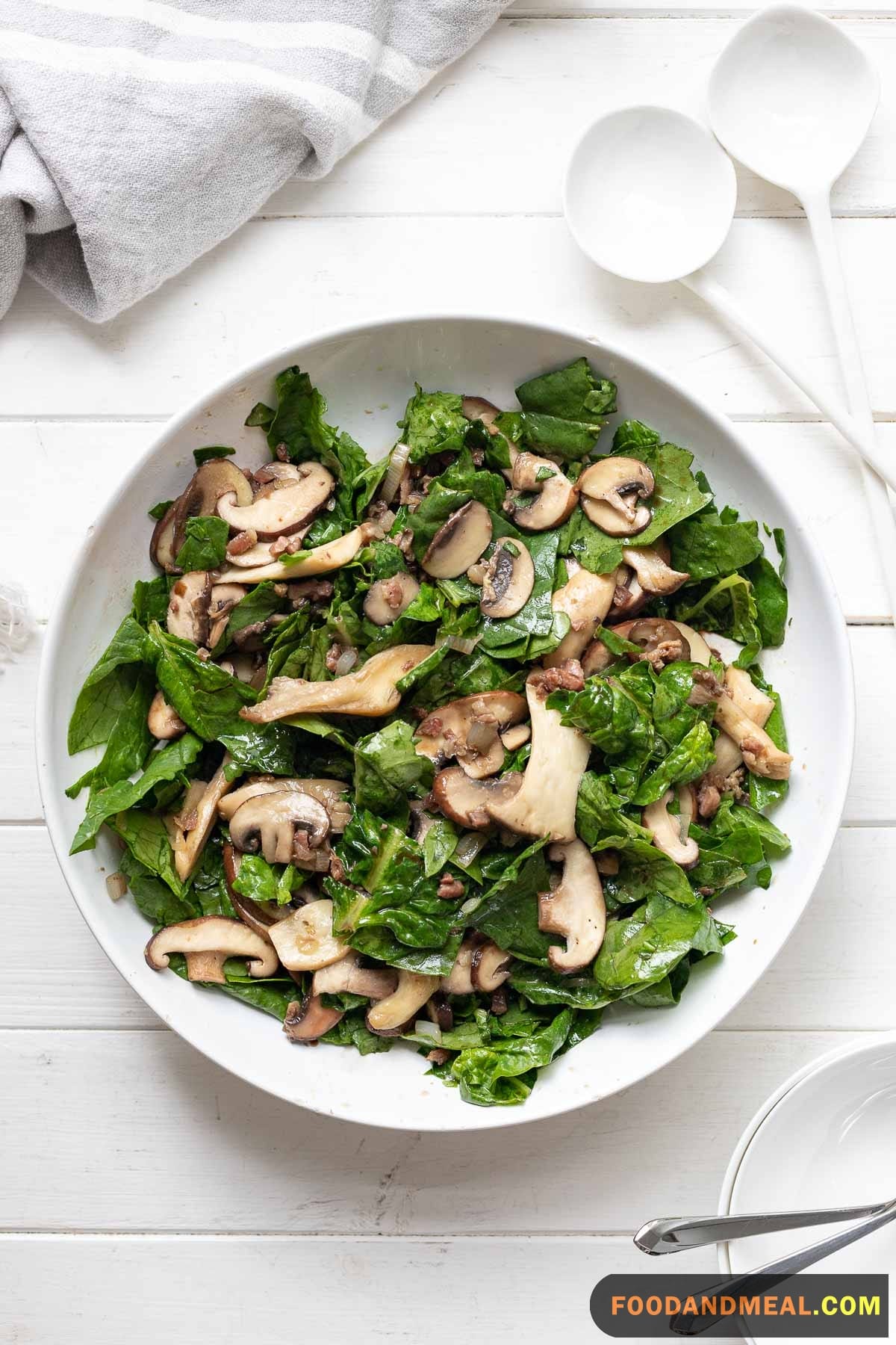  Mushroom Parsley and Lime Salad.