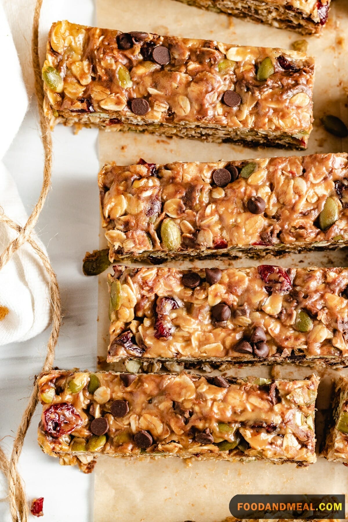 Chocolate Chip Walnut Granola Bars