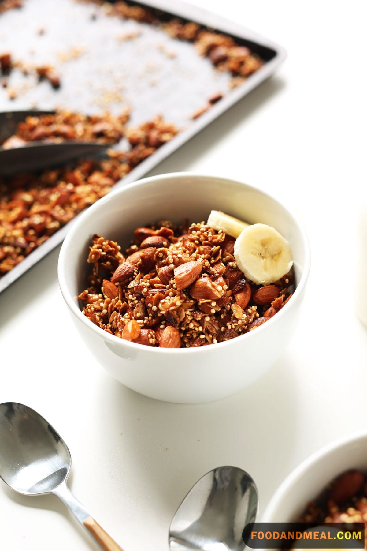 Almond Honey Quinoa Granola 