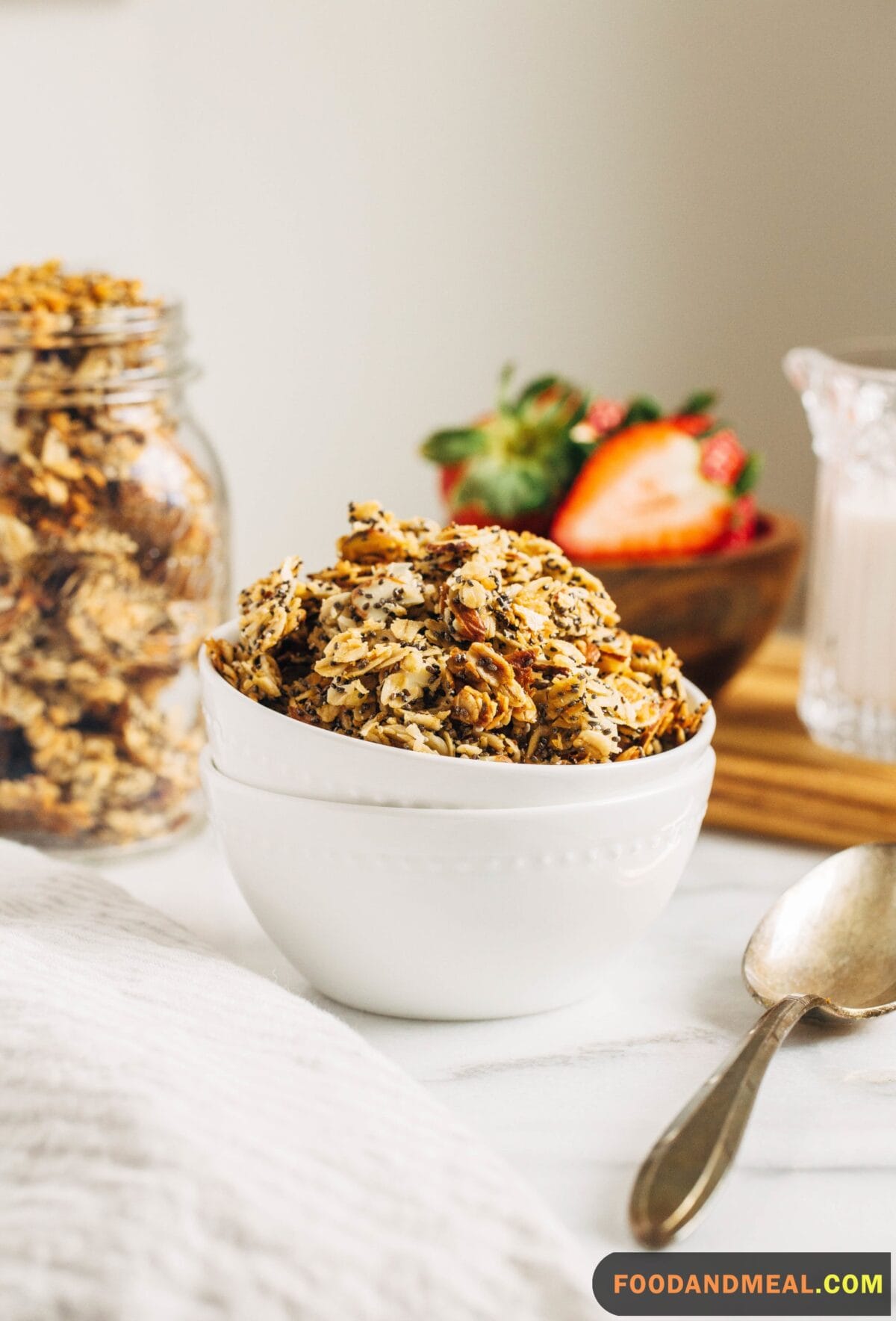 Almond Honey Quinoa Granola