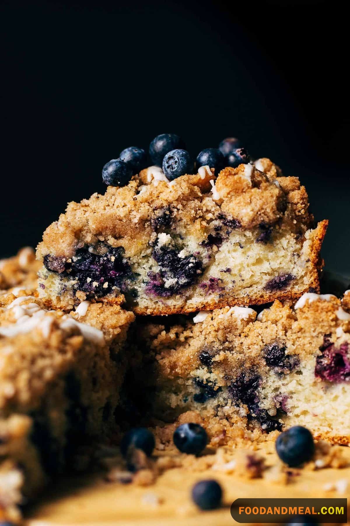 Blueberry Sour Cream Coffee Cake 