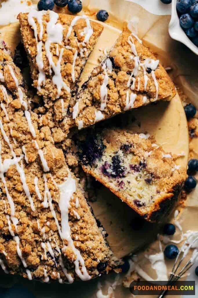 Blueberry Sour Cream Coffee Cake