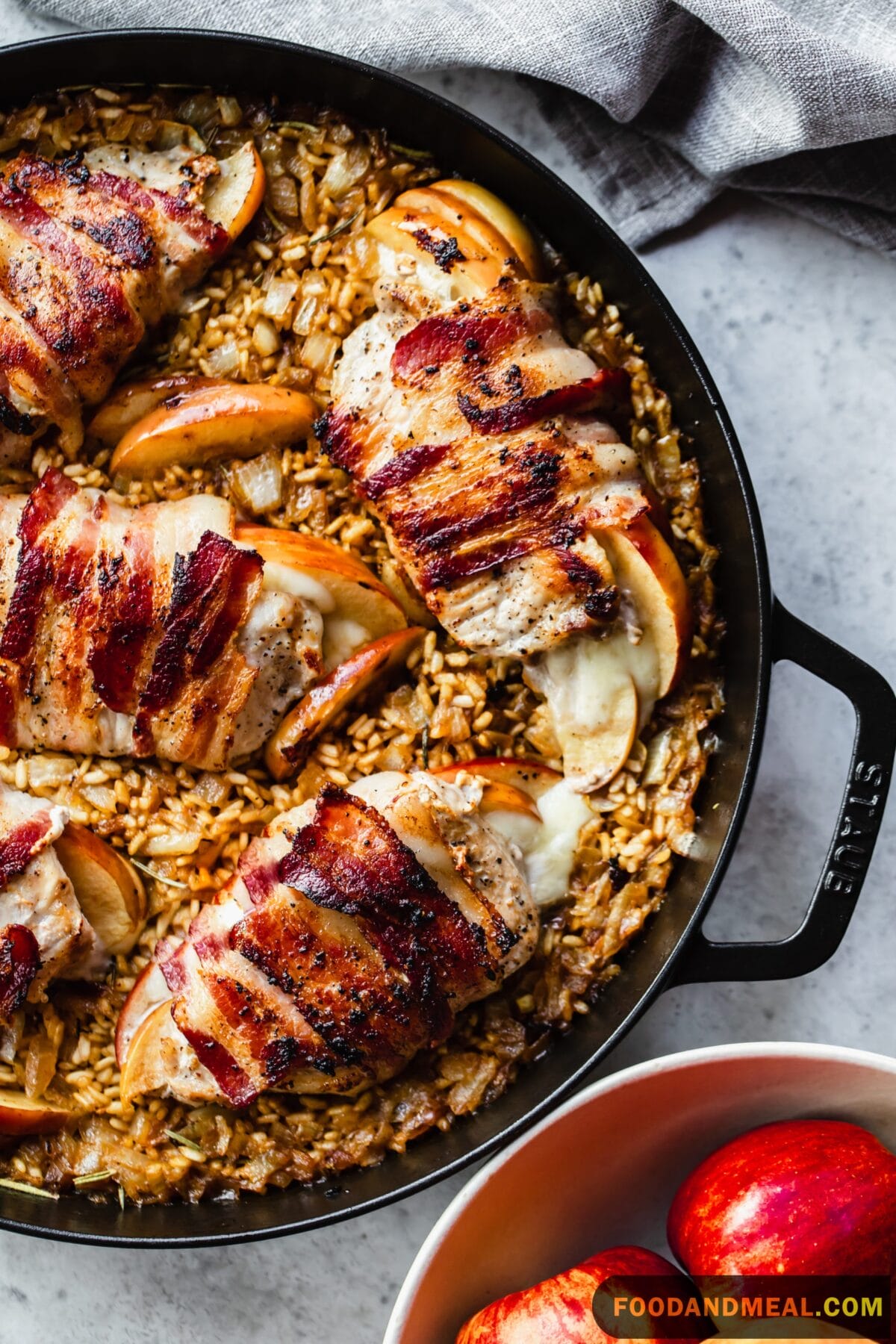 Apple Stuffed Pork Chops - 3 Easy Steps 1 Apple Stuffed Pork Chops