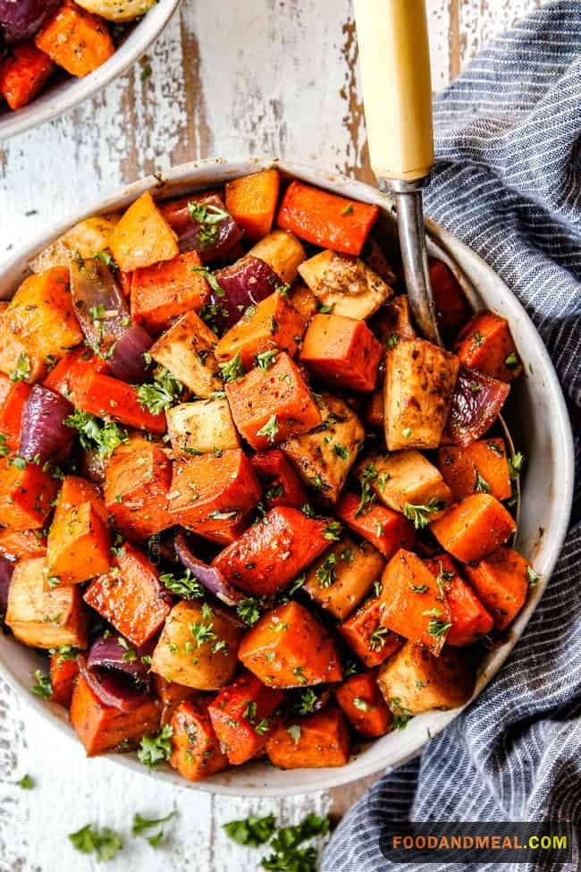 Balsamic Root Vegetables