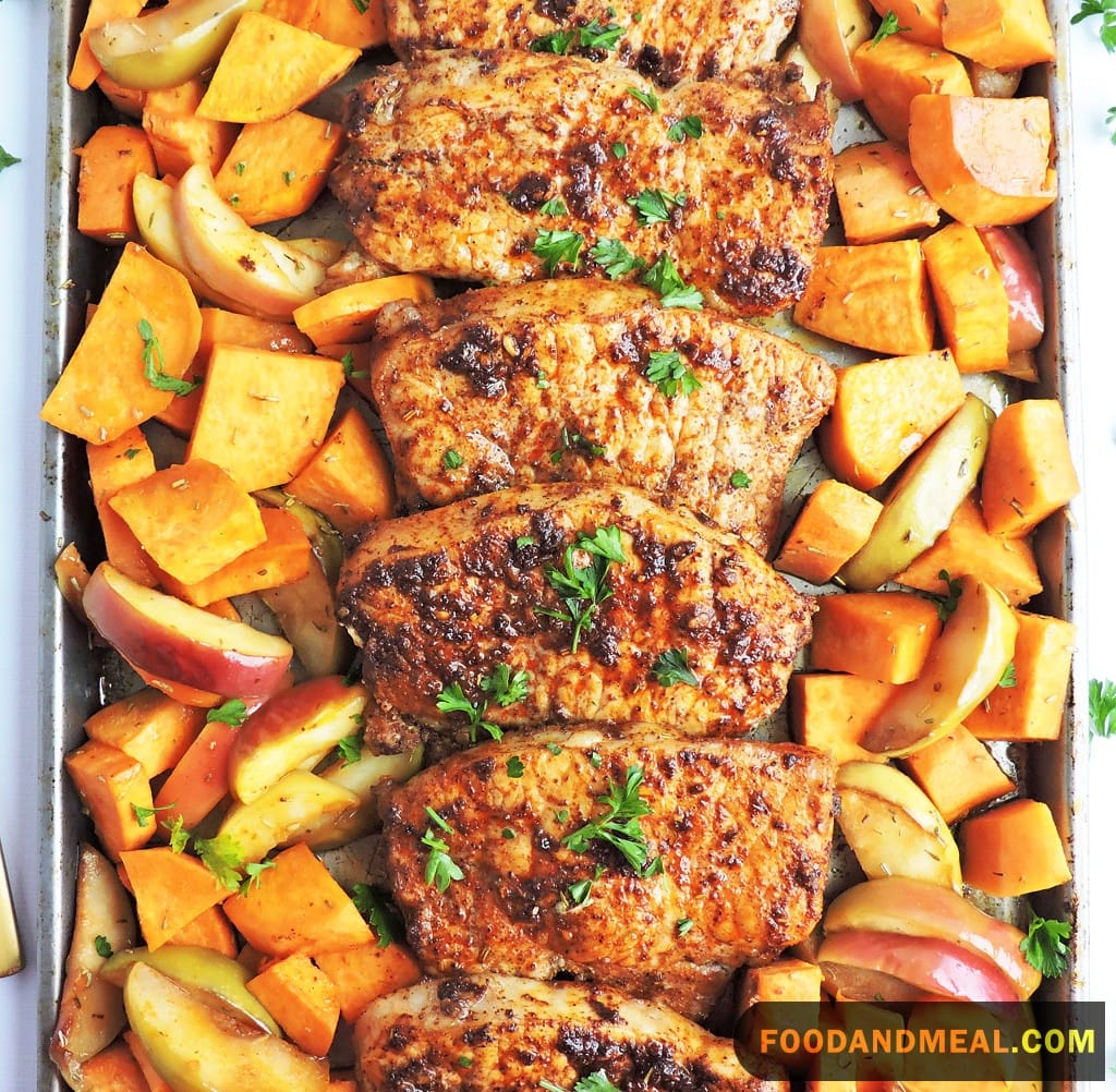 Apple Stuffed Pork Chops - 3 Easy Steps 8 Apple Stuffed Pork Chops