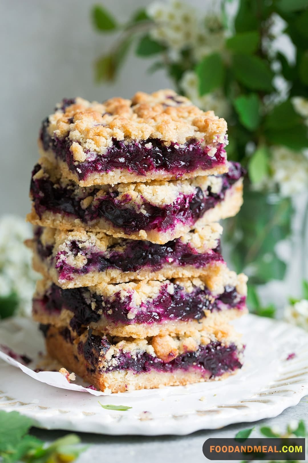 Art To Have A Yummy Blueberry Crumb Bars - Low Potassium Recipes 5 Blueberry Crumb Bars