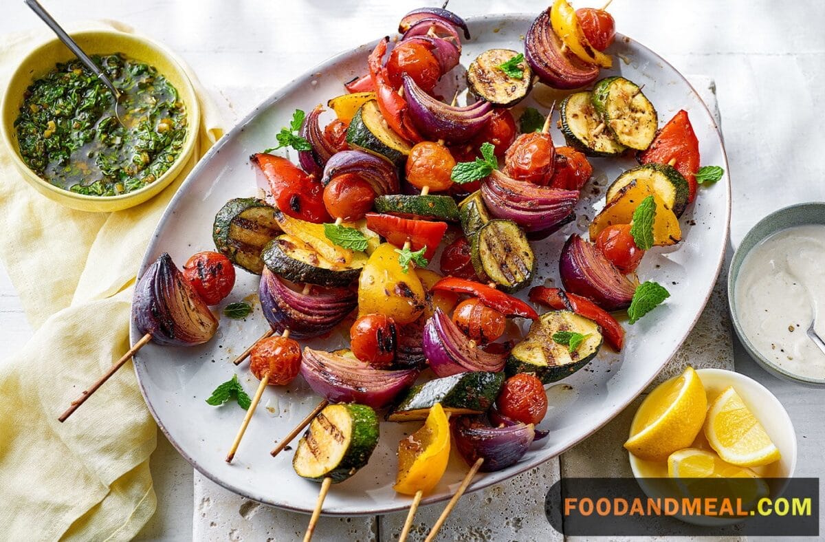 Mediterranean Vegetable Skewers