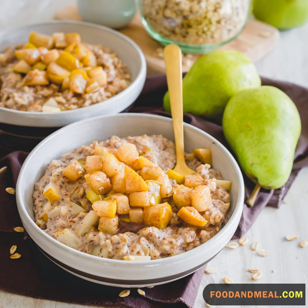 Pear Vanilla Oatmeal