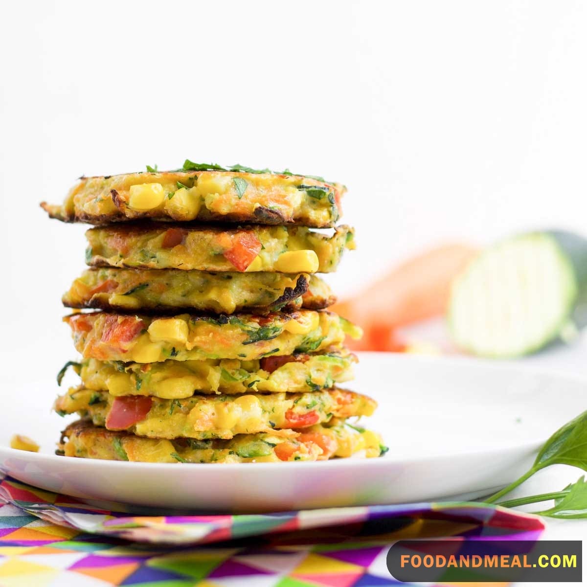 Rainbow Vegetable Fritters