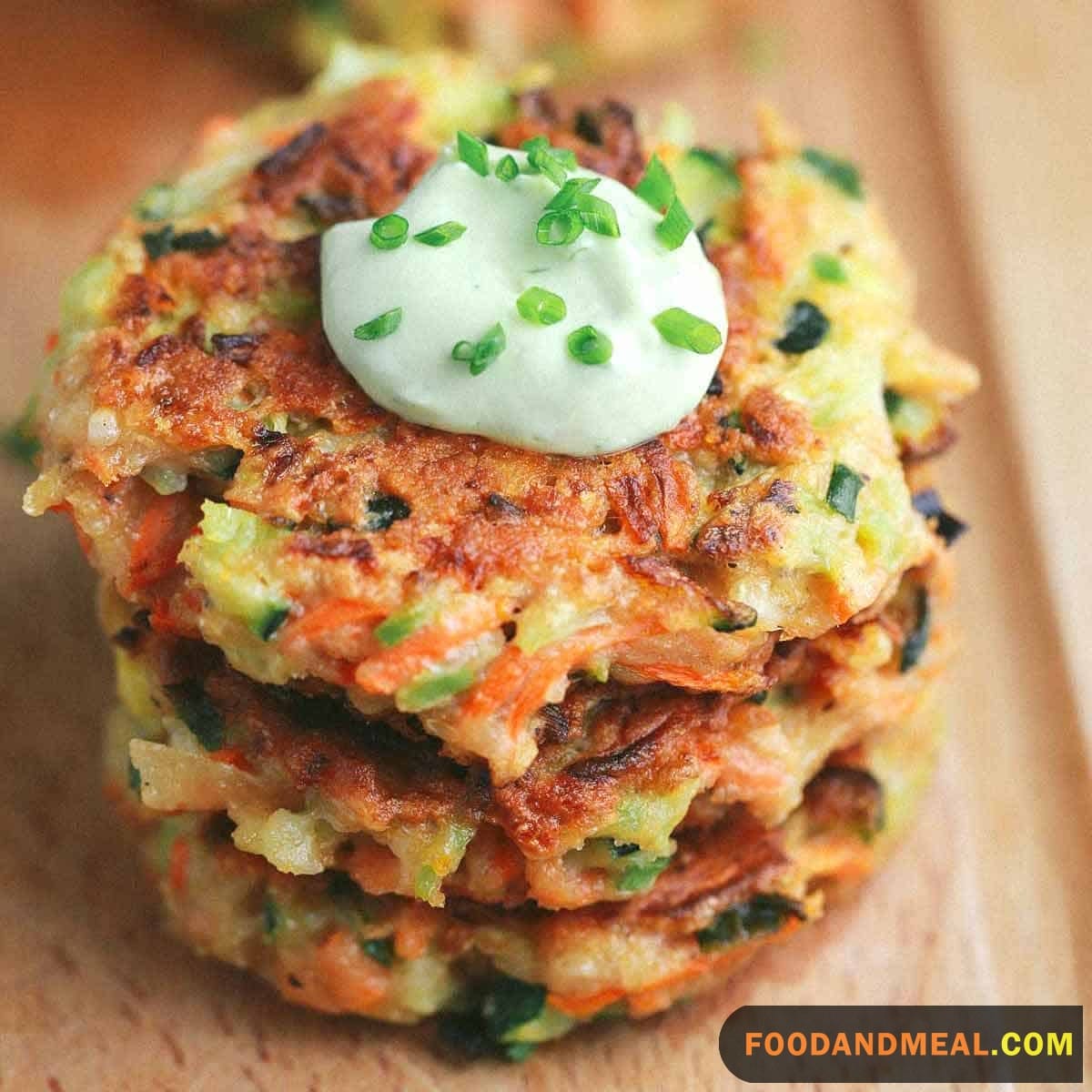 Rainbow Vegetable Fritters