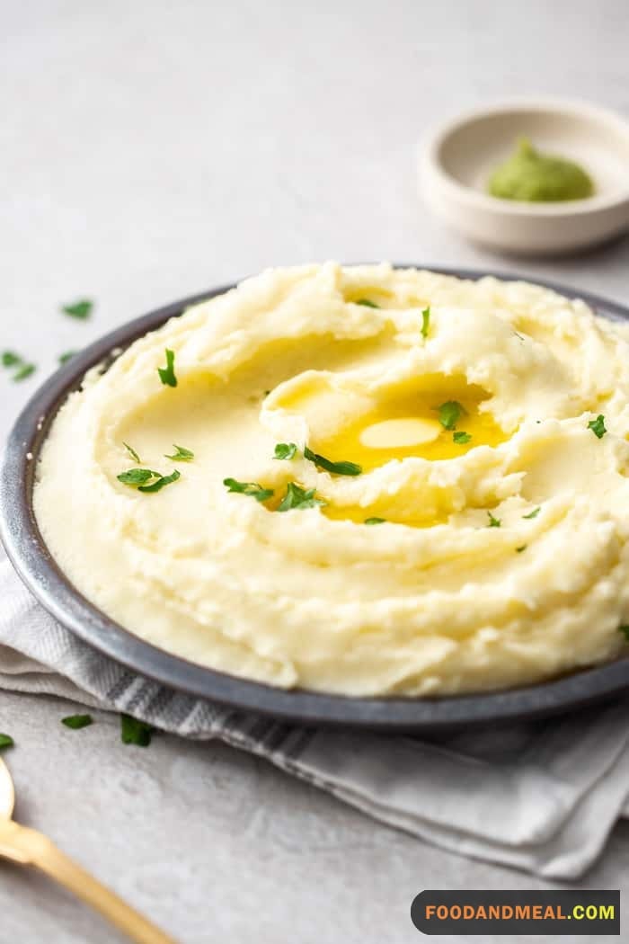 Wasabi Style Mashed Potatoes.