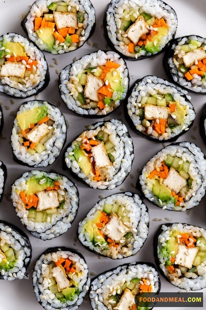 A Drizzle Of Soy Sauce For That Extra Burst Of Flavor In Your Vegetable Maki Roll.