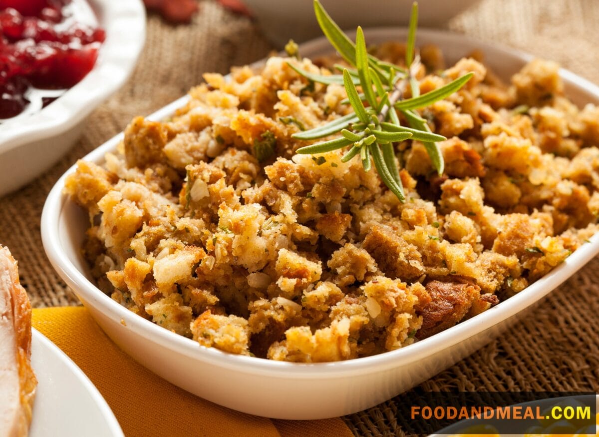 Bread And Celery Stuffing.