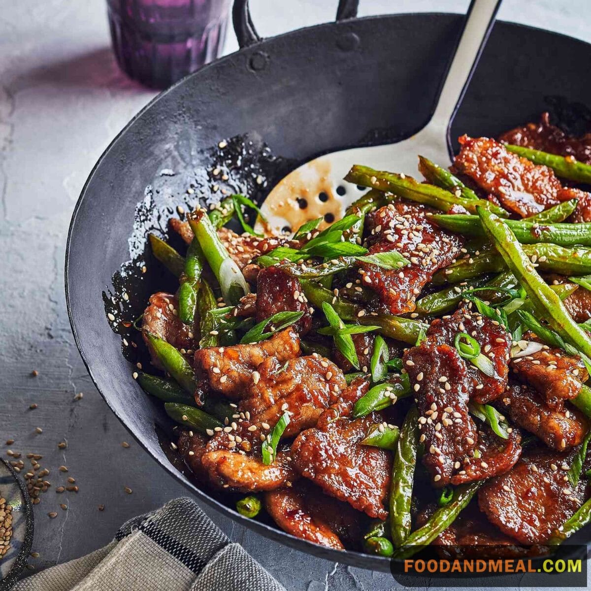 Eggplant and Green Beans Smothered