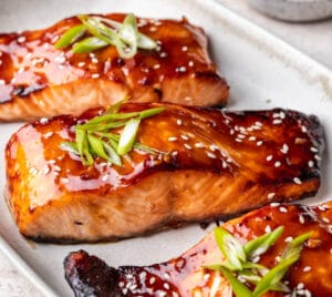 Teriyaki Salmon Recipe in the Air Fryer and more! 8