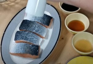 Savor The Perfect Fusion: Beef And Salmon Teppanyaki Masterclass 6 Savor The Perfect Fusion: Beef And Salmon Teppanyaki Masterclass 5