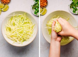 How To Cook Vietnamese Green Papaya Salad With Beef Jerky 4