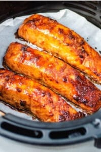 Teriyaki Salmon Recipe in the Air Fryer and more! 12