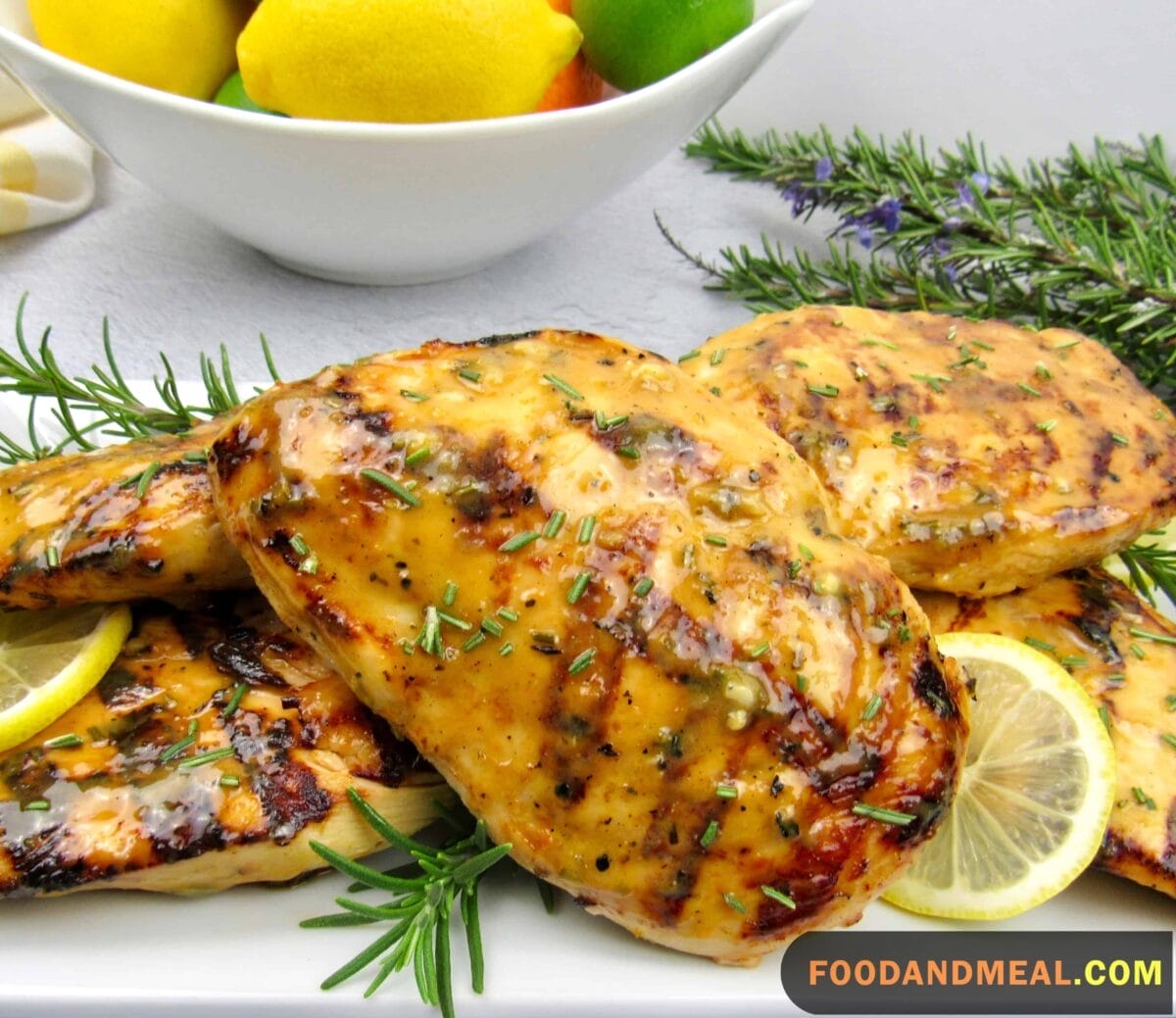  Grilled Chicken Breast &Amp; Rosemary