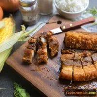 Philippine cuisine through dishes Vigan Bagnet 2 Philippine cuisine through dishes Vigan Bagnet 1
