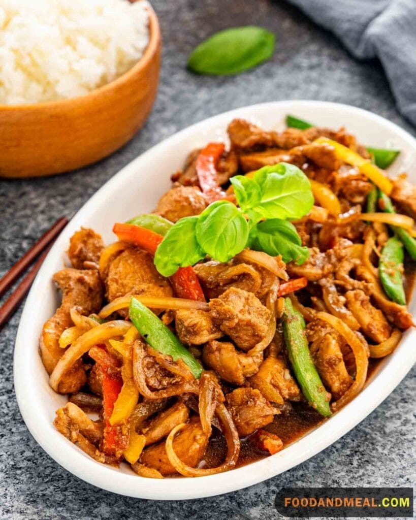 Exploring Canada'S Culinary Diversity: Chicken And Pepper Stir Fry In Oyster Sauce 2