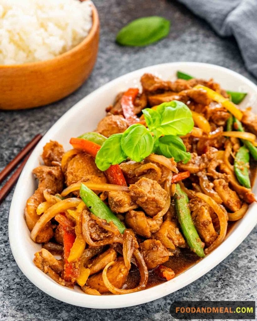 Exploring Canada'S Culinary Diversity: Chicken And Pepper Stir Fry In Oyster Sauce 5