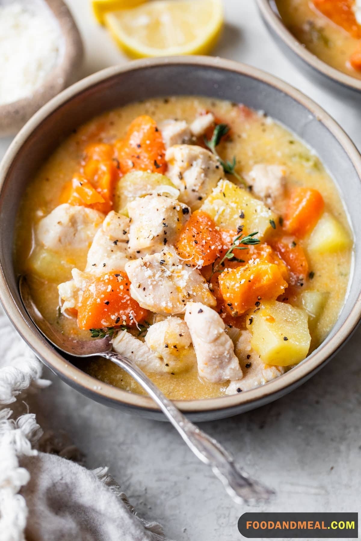 Creamy Chicken And Vegetable Stew