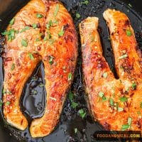 Exploring Canada's Culinary Boldness: Barbecued Salmon Steak 2 Exploring Canada's Culinary Boldness: Barbecued Salmon Steak 1