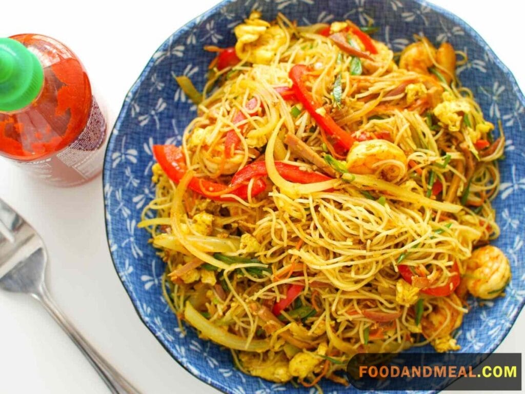 Easy-to-make Singapore Bee hoon Noodles - Authentic Recipe 1