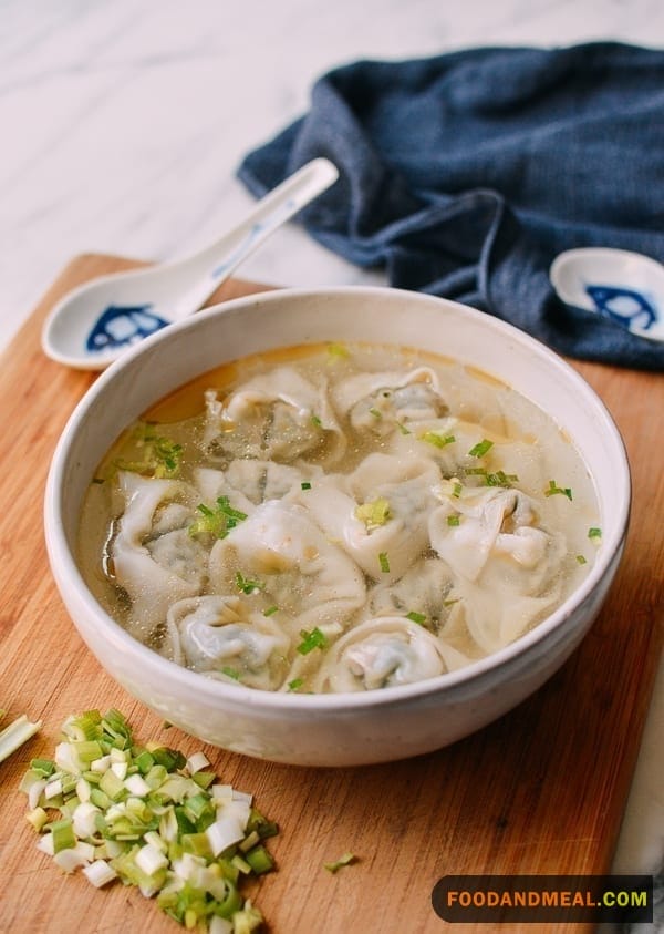 Comfort In A Bowl This Steaming Bowl Of Wonton Soup Is The Ultimate Comfort Food. Tender Pork And Shrimp Wontons Swim In A Savory Broth Infused With Ginger, Garlic And Green Onions.