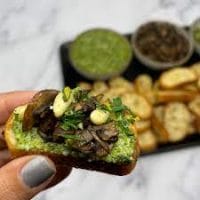 The Indoor Grill Magic: Crafting the Baguette with Mushroom Pesto and Cheese 2 The Indoor Grill Magic: Crafting the Baguette with Mushroom Pesto and Cheese 1