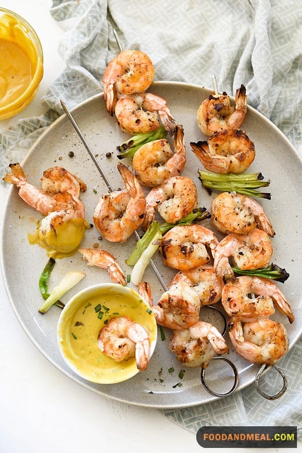 Bbq Prawns In Honey Mustard Sauce