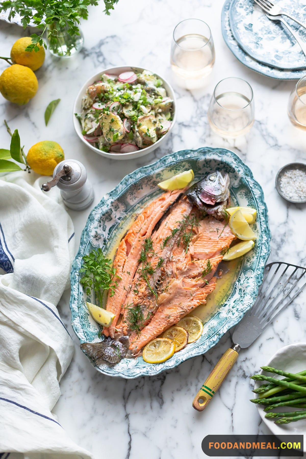  Trout With Rosemary-Lemon Butter