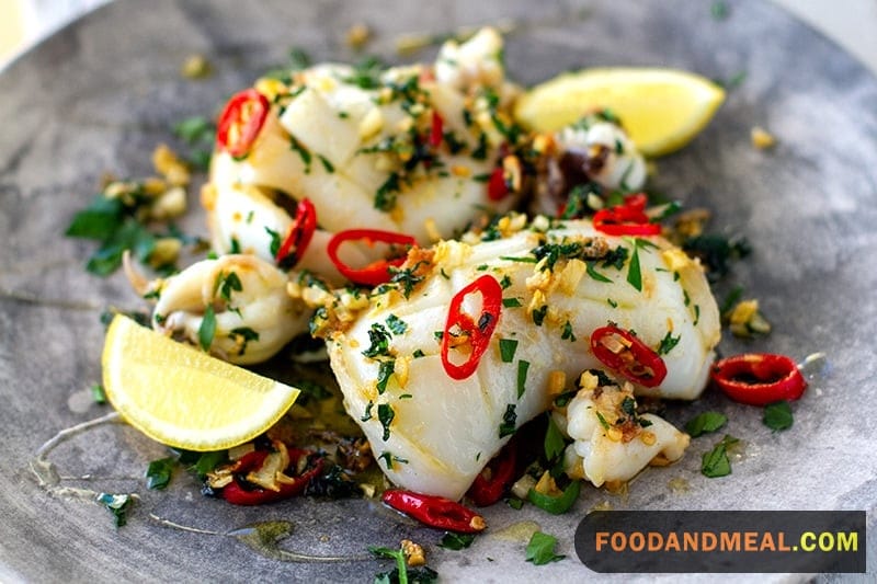 Grilled Parsley Calamari: A Culinary Delight Nấu Bởi Indoor Grill 3 Grilled Parsley Calamari