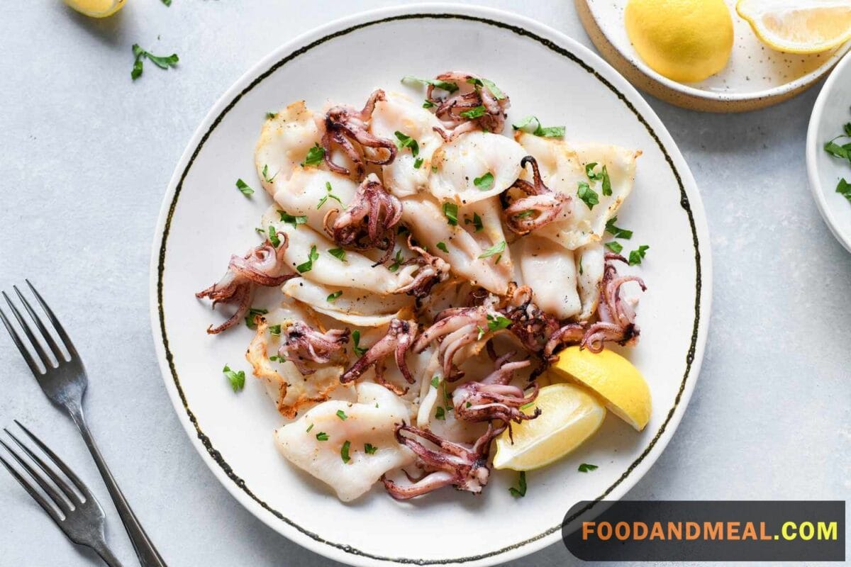 Grilled Parsley Calamari: A Culinary Delight Nấu Bởi Indoor Grill 4 Grilled Parsley Calamari