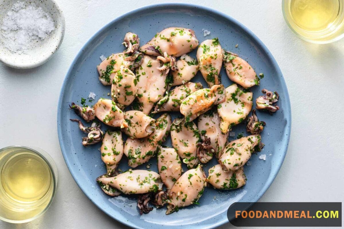 Grilled Parsley Calamari: A Culinary Delight Nấu Bởi Indoor Grill 5 Grilled Parsley Calamari
