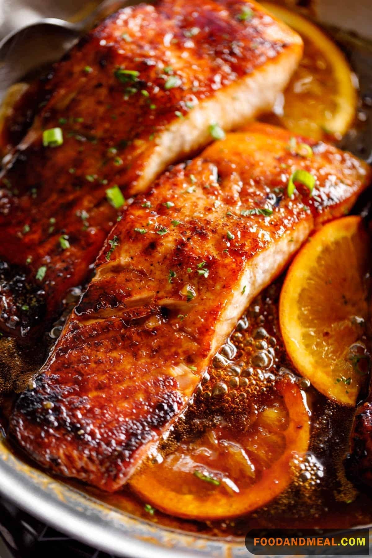 Grilled Salmon In Orange-Soy Marinade 