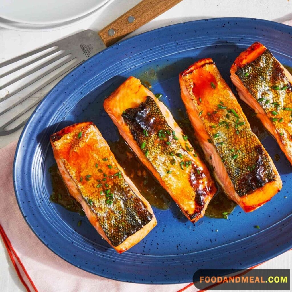 Indoor Grill Magic: Savor The Fusion Of Citrus And Umami With Grilled Salmon In Orange-Soy Marinade 1